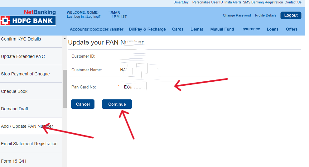 bank link pan card 2