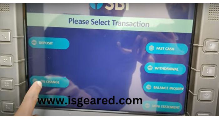 sbi atm pin change 7